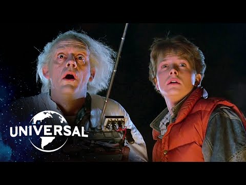 Back to the Future | The Very First DeLorean Time Travel Scene