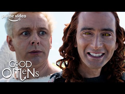 Crowley and Aziraphale&#039;s First Scene | Good Omens | Prime Video