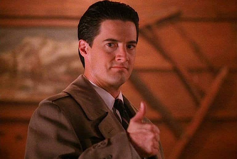 Dale Cooper thumbs up, Twin Peaks