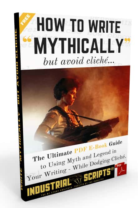 Industrial Scripts Online Screenwriting Courses: How To Write Mythically But Avoid Cliche. script coverage.  write for tv. Write a book. blogger. romance novel. script reading course.