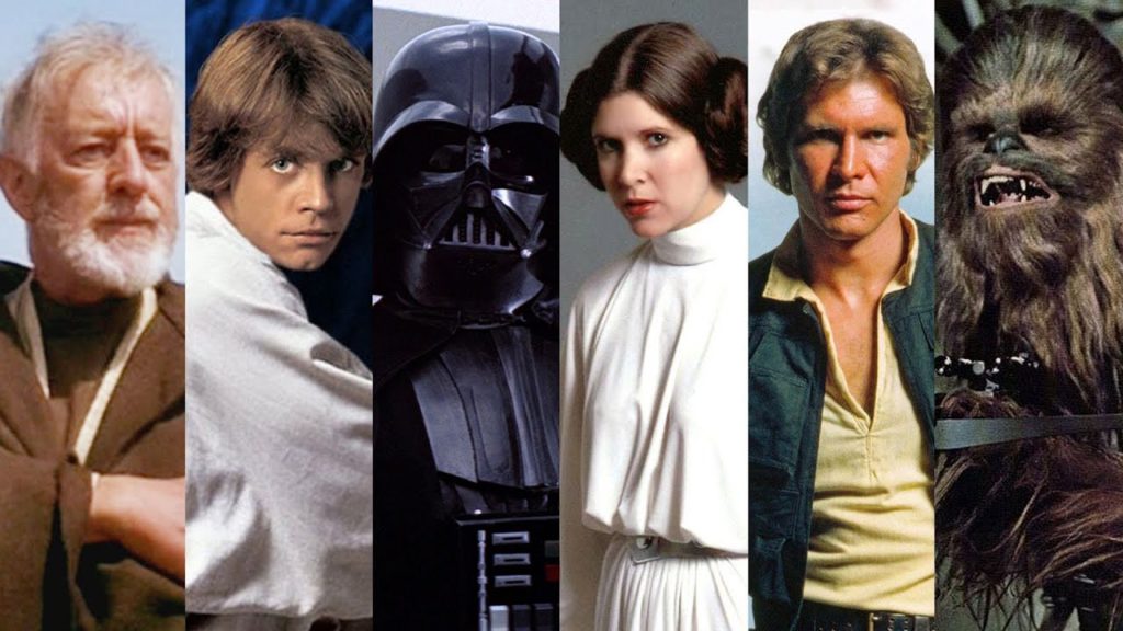 Creating characters: Star Wars trilogy