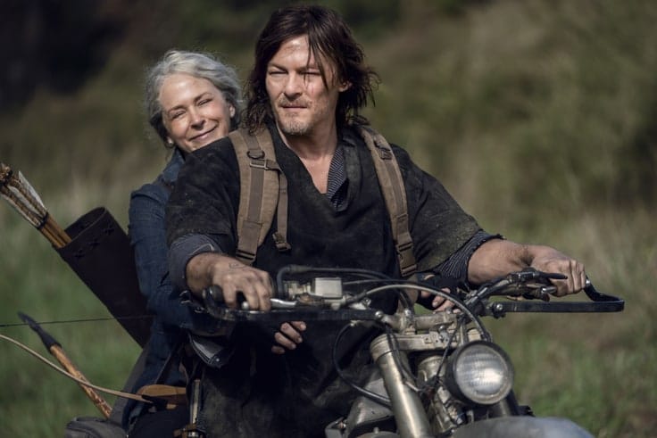 Daryl Dixon and Carol 