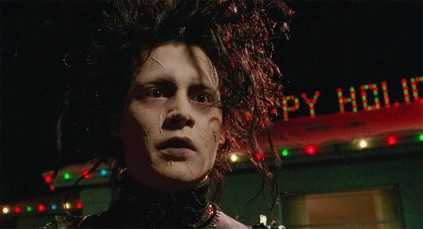 Happy Holidays in Edward Scissorhands